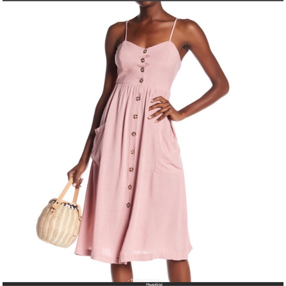 Good Luck Gem Dresses & Skirts - Good Luck Gem Button Down Pink  dress Size 3X